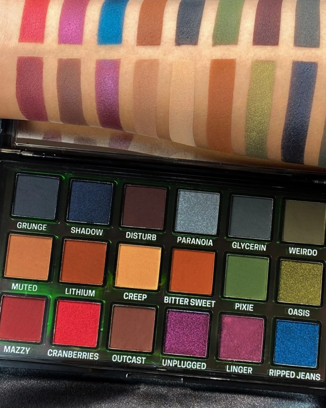 Palette Fards à Paupières Grunge
